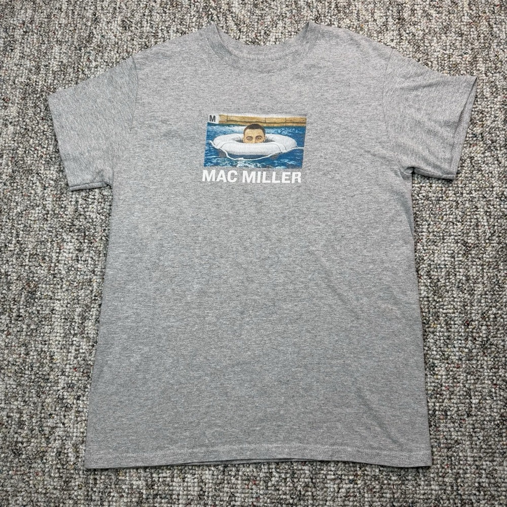 Mac Miller Swimming Merch Short Mens Small Short Sleeve Gray